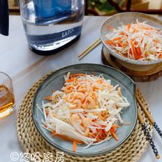 涼拌金鉤白菜的做法-家常味拌菜譜