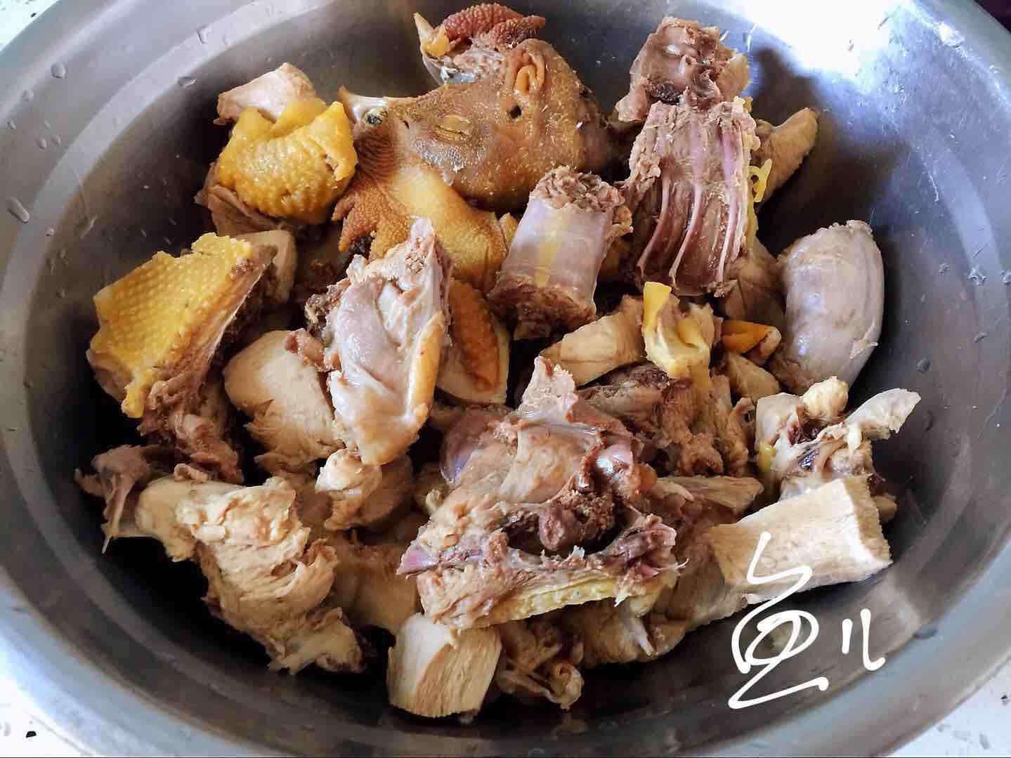 杏鮑菇燒雞塊的做法-家常味燒菜譜