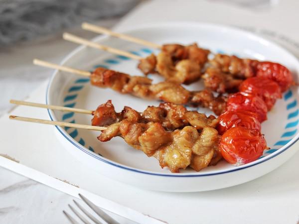 烤雞肉串（空氣炸鍋）的做法-家常味烤菜譜