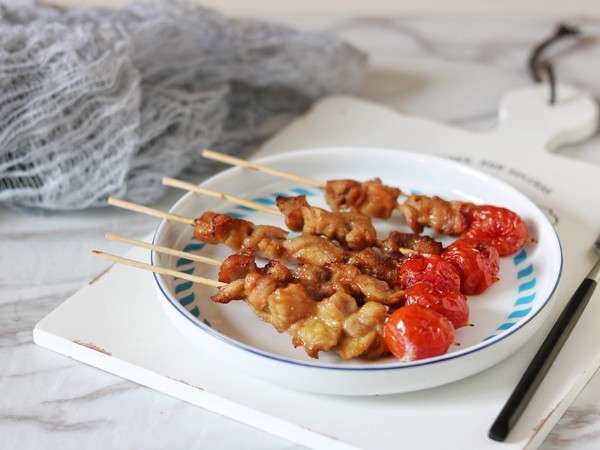 烤雞肉串（空氣炸鍋）的做法-家常味烤菜譜