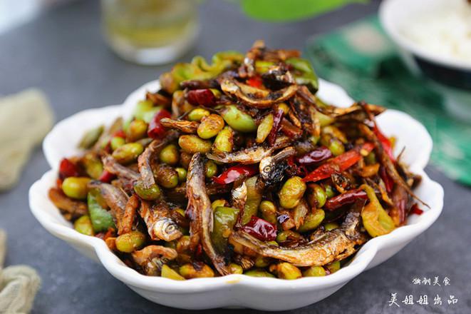 香辣毛豆米炒小魚(yú)干的做法-家常味炒菜譜