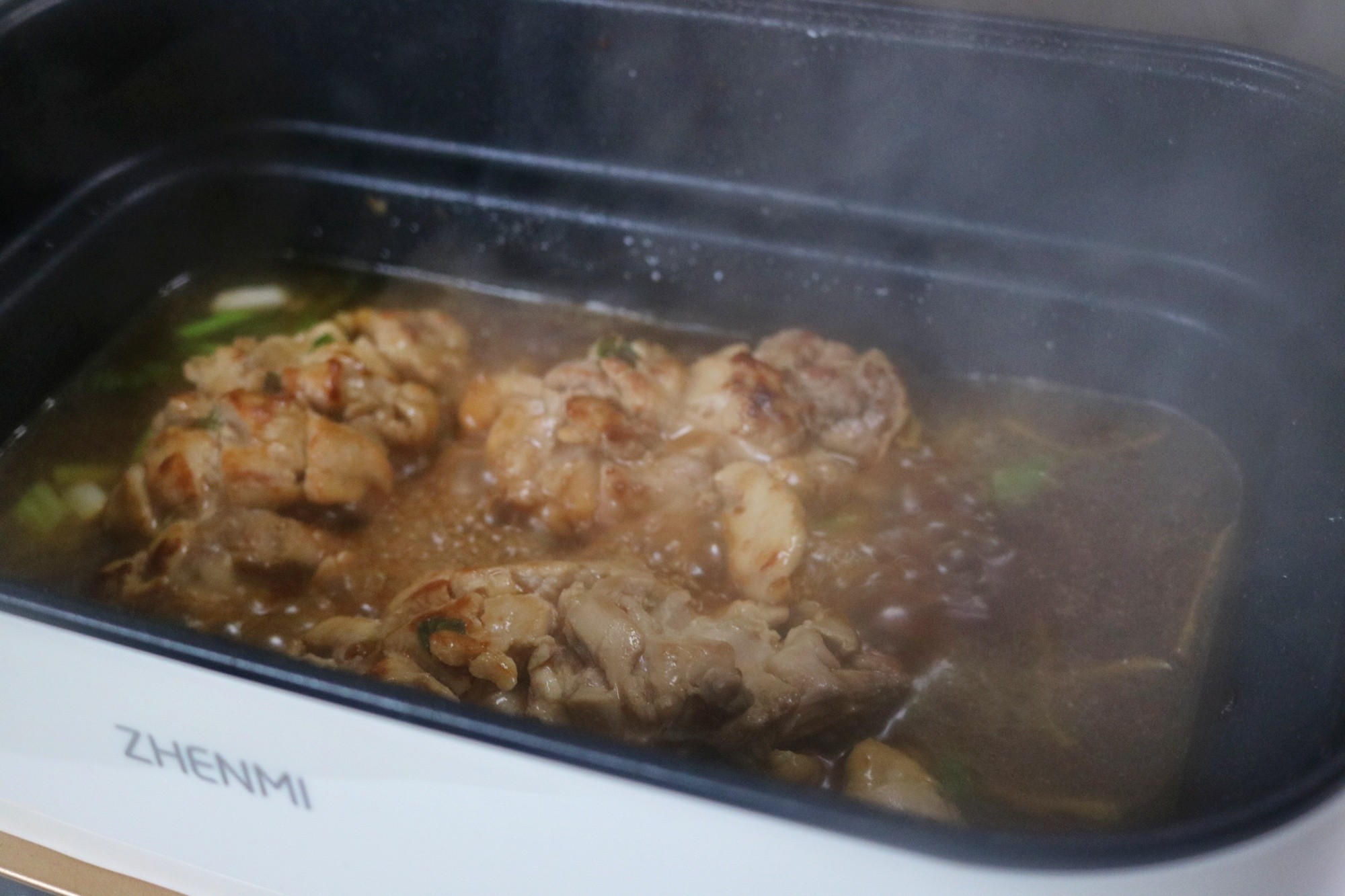 照燒雞腿黑米飯的做法-家常味蒸菜譜