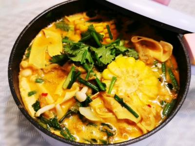 牛乳冒菜,一個人有儀式感的火鍋的做法-奶香味煮菜譜