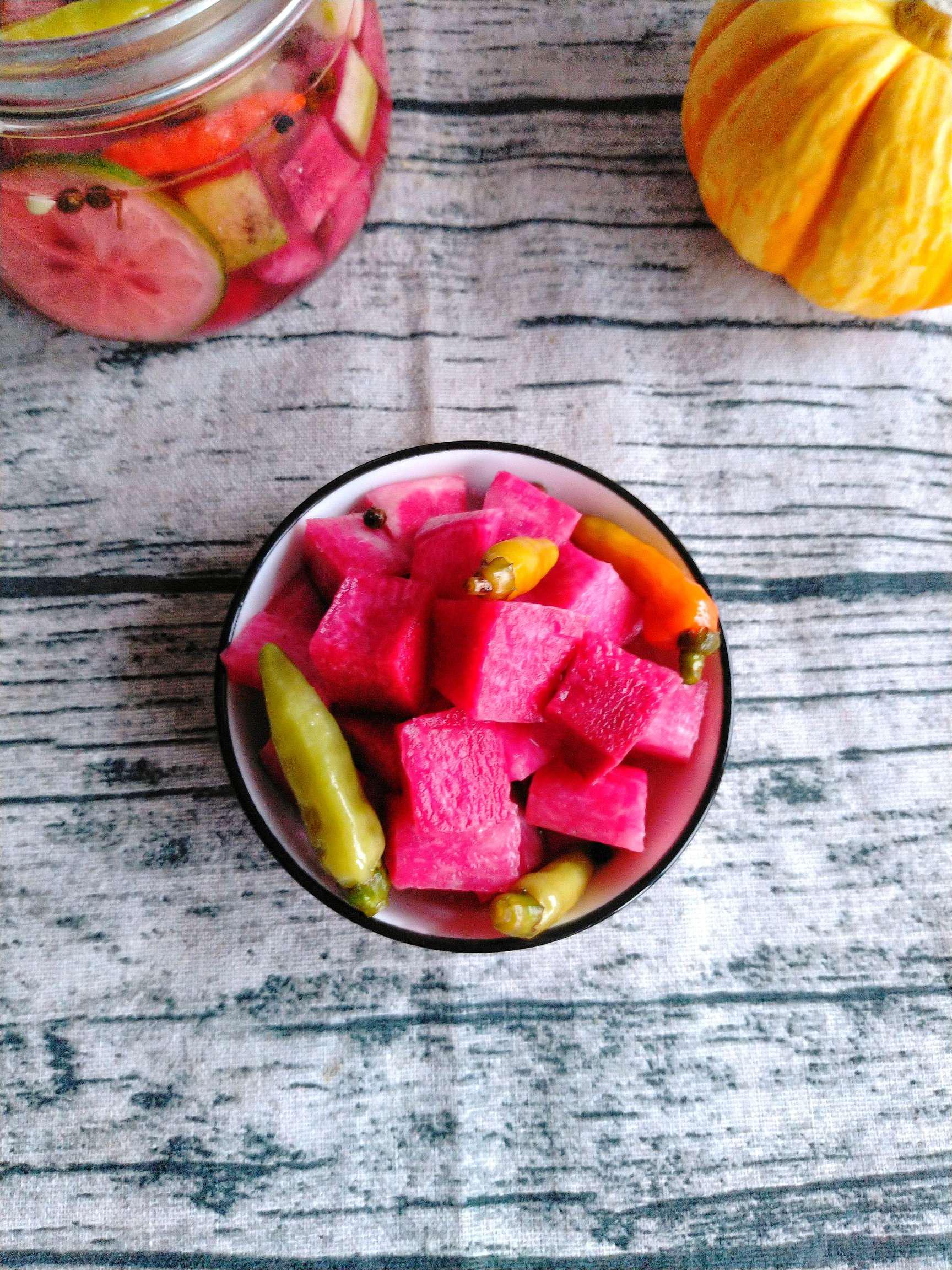 腌制蘿卜的做法-酸甜味泡菜譜