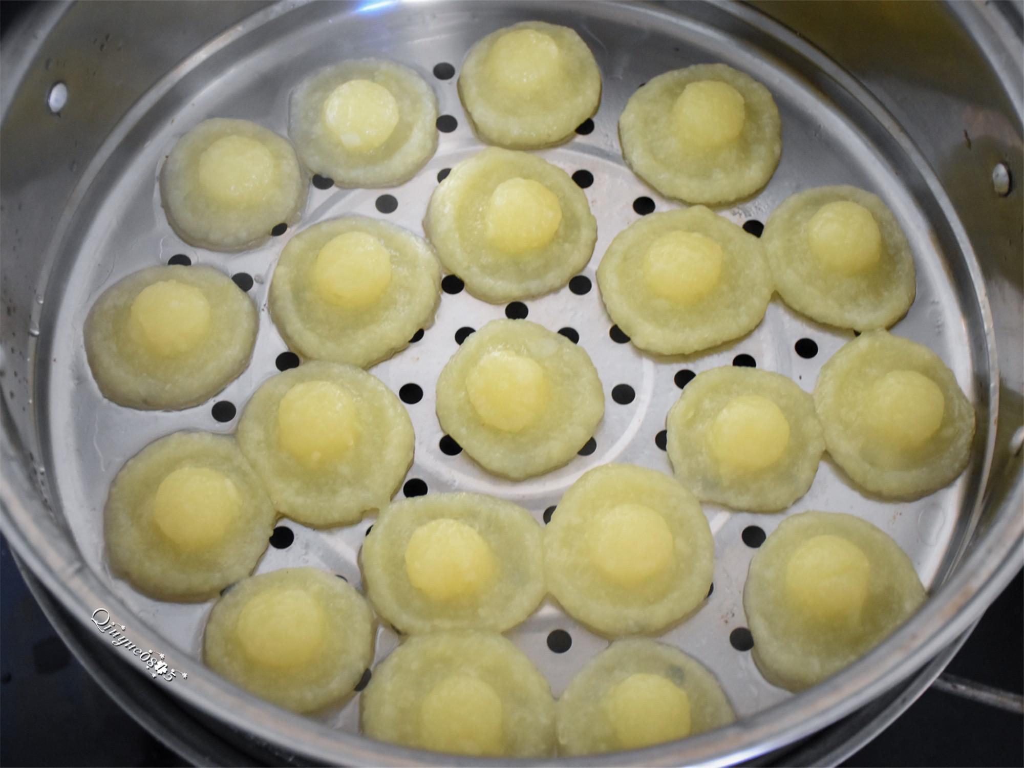 仿香菇土豆的做法-香辣味蒸菜譜