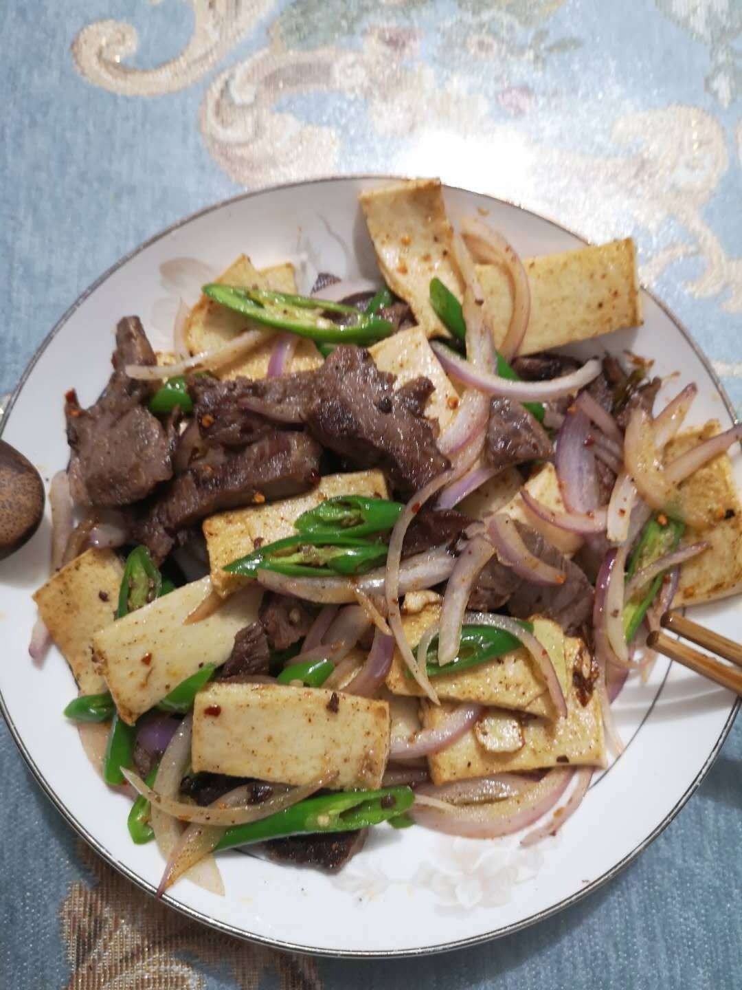 干煸孜然羊肉的做法-香辣味干煸菜譜