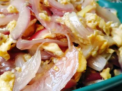 洋蔥炒蛋的做法-家常味炒菜譜