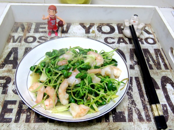 蝦仁炒豆苗的做法-家常味炒菜譜-易網健康養生網 蝦仁炒豆苗的做法-家常味炒菜譜