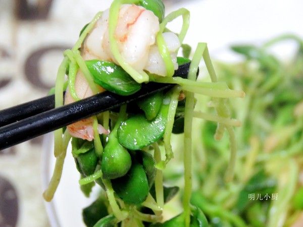 蝦仁炒豆苗的做法-家常味炒菜譜-易網健康養生網 蝦仁炒豆苗的做法-家常味炒菜譜