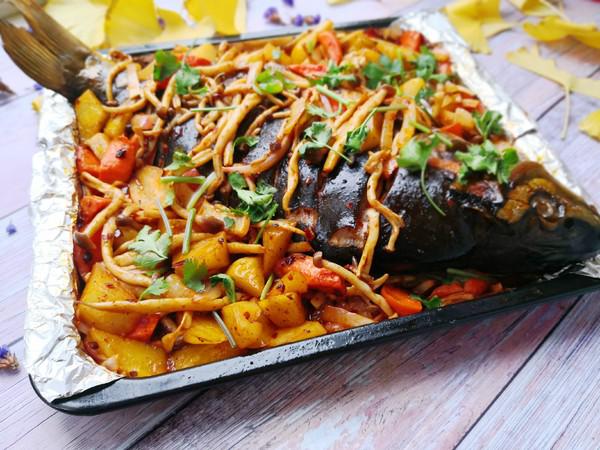 鮮辣過(guò)癮的烤魚(yú)的做法-香辣味烤菜譜