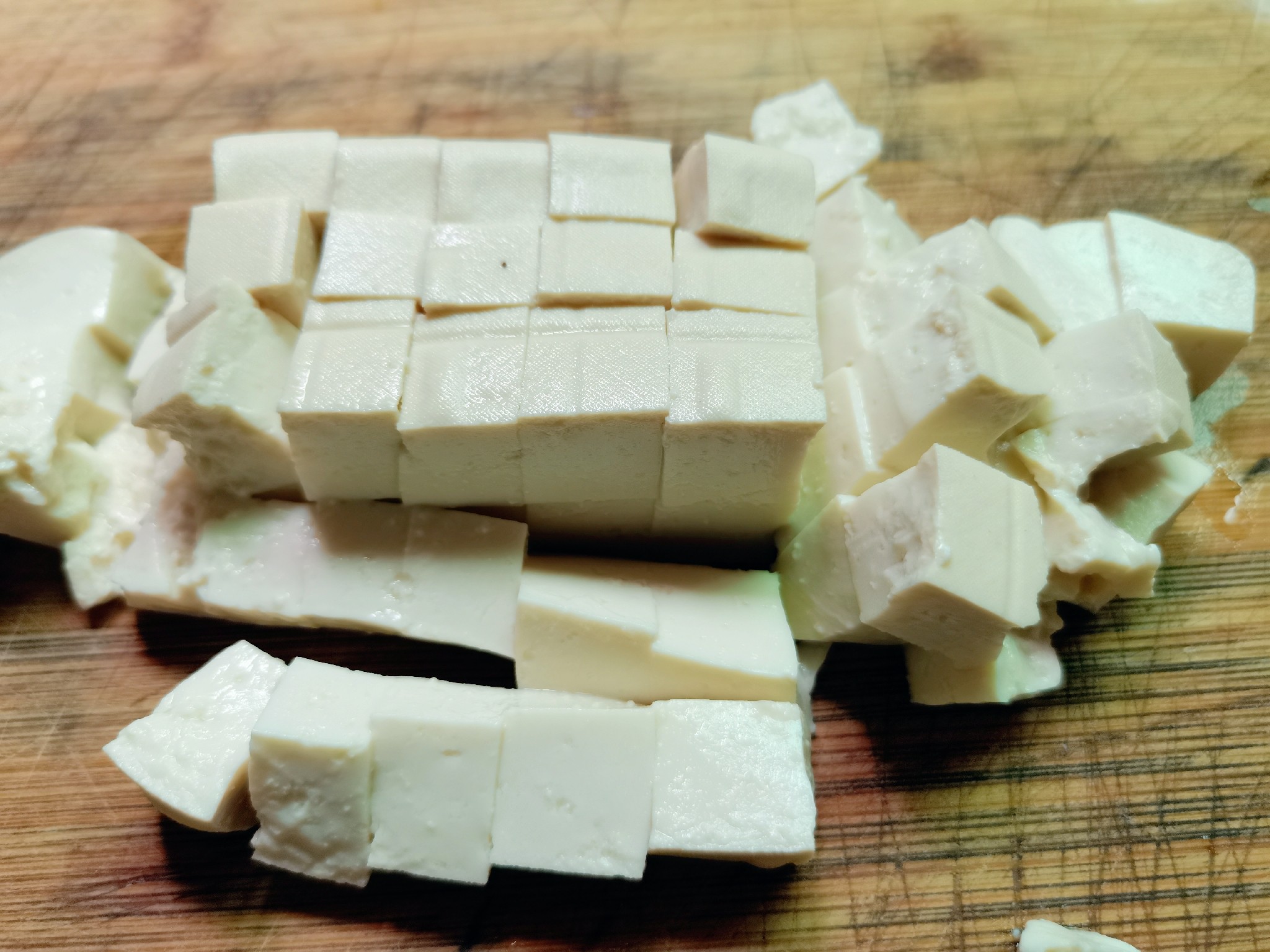 小蔥拌豆腐的做法-家常味拌菜譜