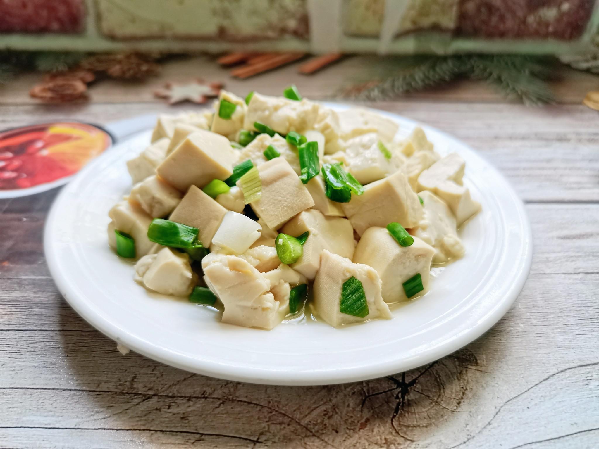 小蔥拌豆腐的做法-家常味拌菜譜