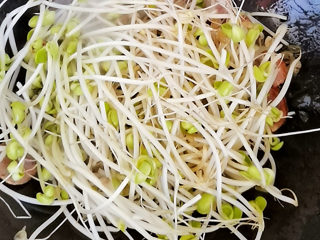 1根香腸1份豆芽隨便1炒，簡(jiǎn)單美味又下飯的做法-咸鮮味炒菜譜
