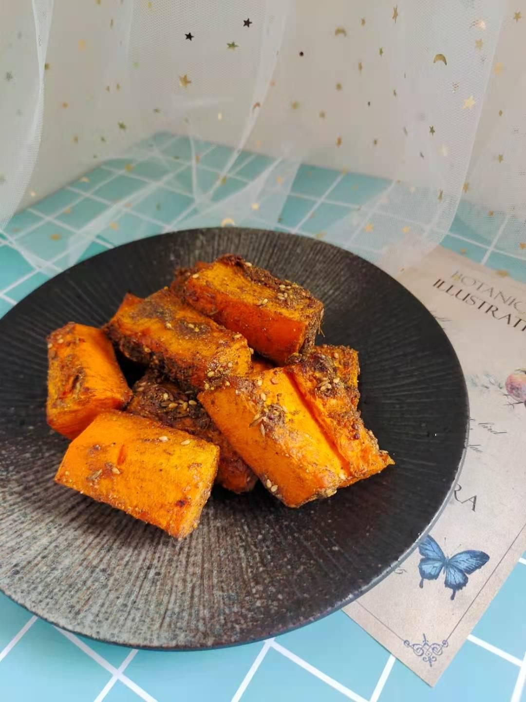 甜如蜜的燒烤風味烤南瓜的做法-家常味烤菜譜