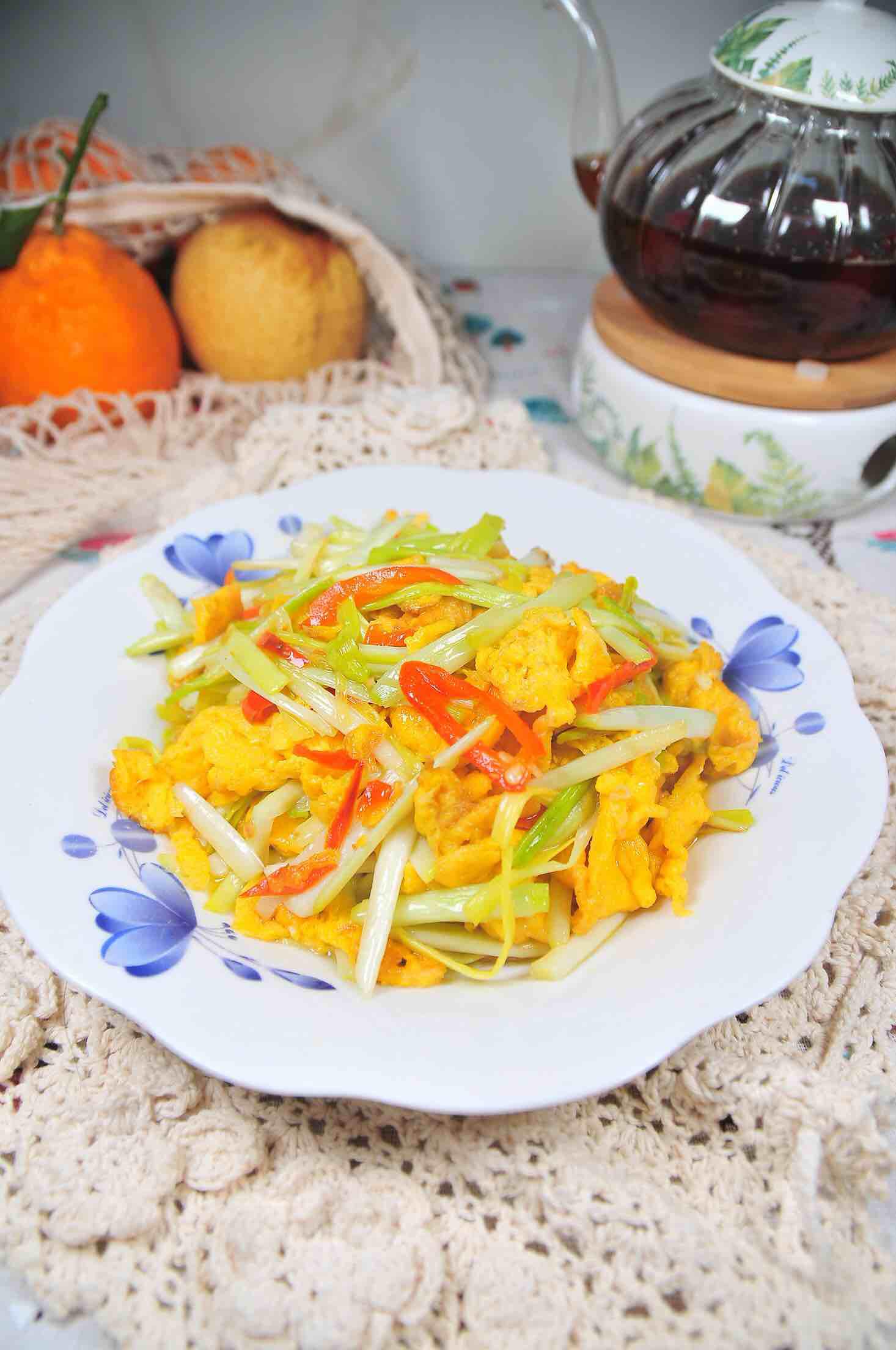 蒜黃炒雞蛋的做法-家常味炒菜譜