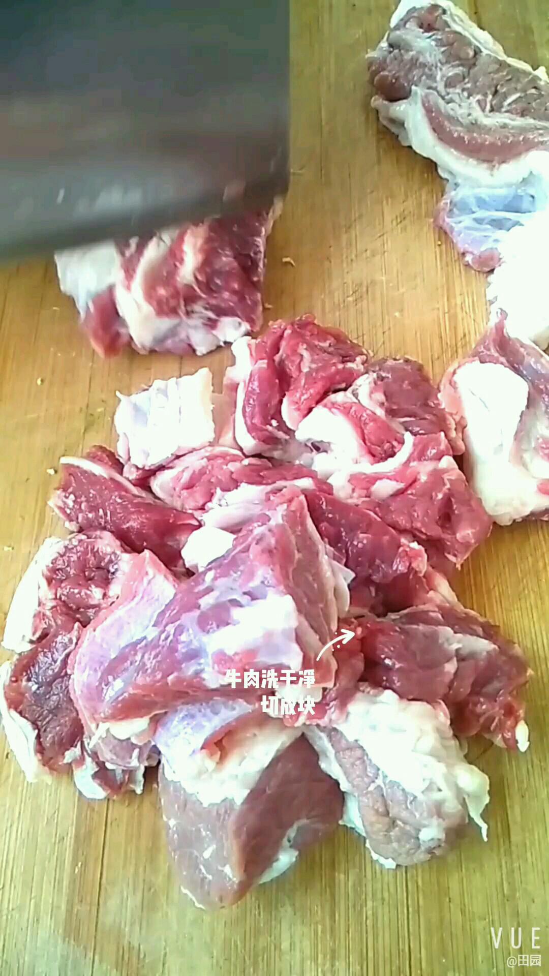 壓力鍋燉牛肉的做法-咸鮮味燉菜譜