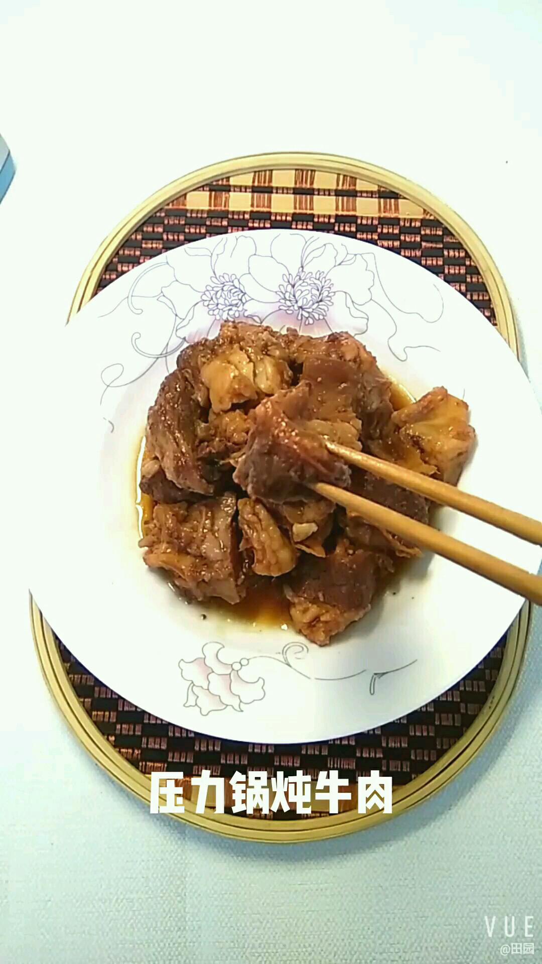 壓力鍋燉牛肉的做法-咸鮮味燉菜譜