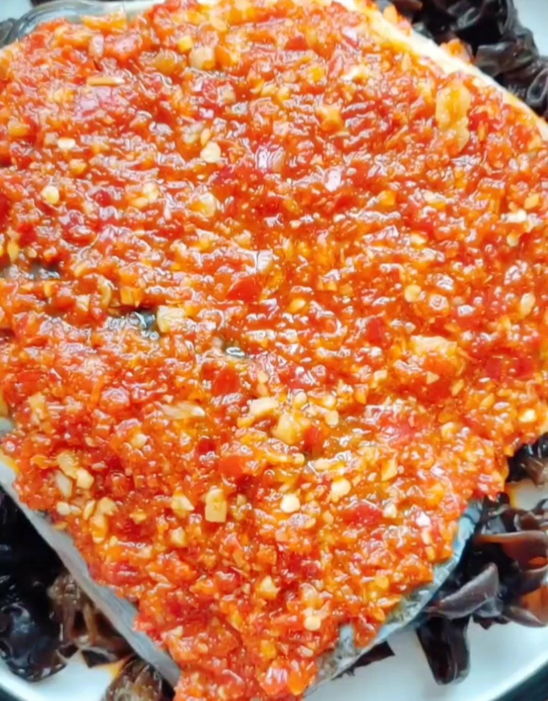 雙椒魚頭的做法-其它口味蒸菜譜