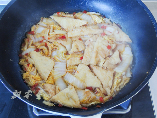 娃娃菜燒油豆腐的做法-家常味燒菜譜