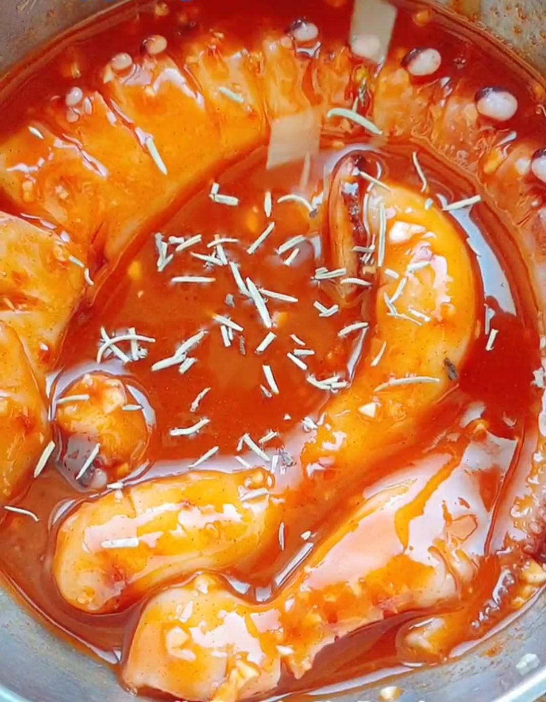 辣烤章魚足的做法-香辣味烤菜譜