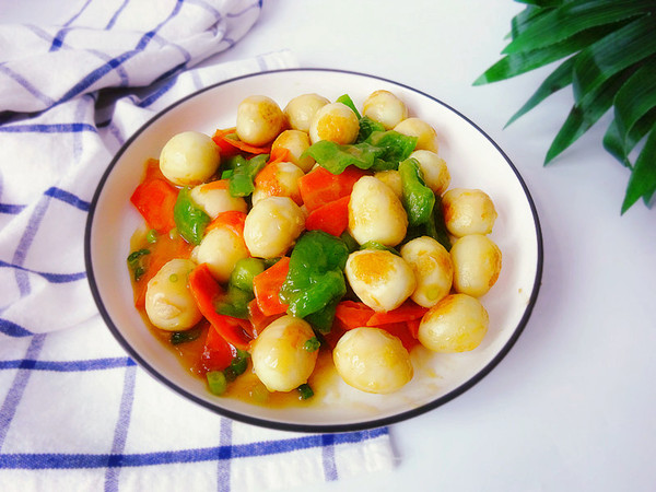 小炒鵪鶉蛋的做法-家常味炒菜譜