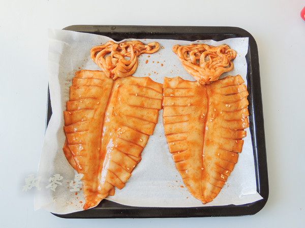 醬烤魷魚的做法-家常味烤菜譜-易網健康養生網 醬烤魷魚的做法-家常味烤菜譜