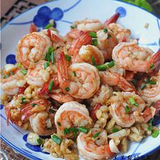 蒜香黃油蝦的做法-蒜香味炒菜譜