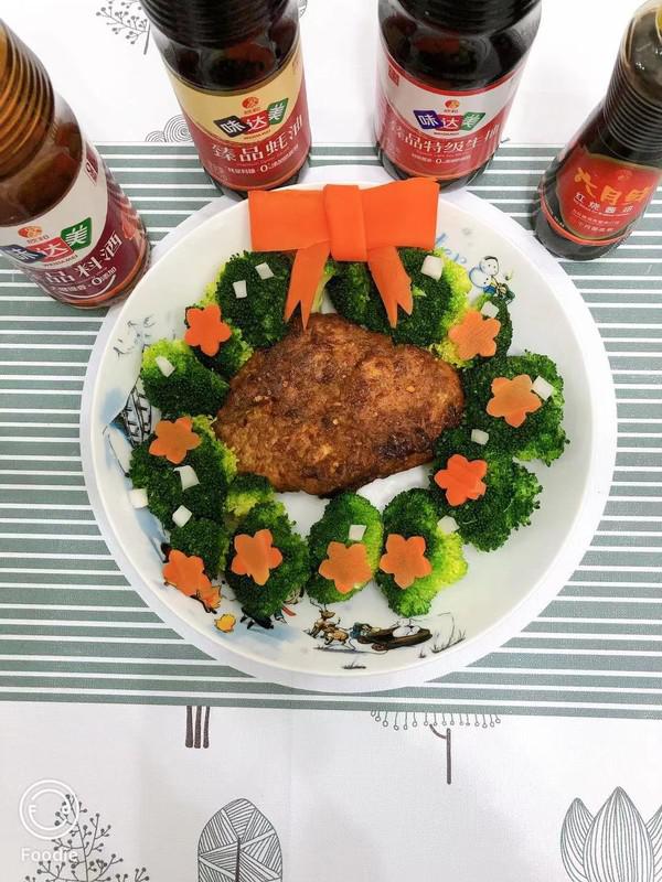 圣誕花環雞扒的做法-香辣味煎菜譜