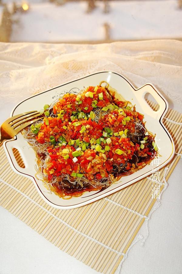 蒜蓉粉絲香菇的做法-蒜香味蒸菜譜