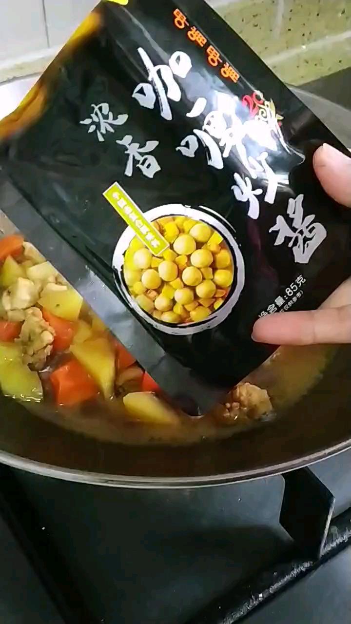 冬季，這菜燉1鍋，熱乎養分足好味道的做法-咖喱味燉菜譜