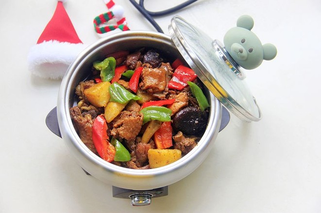 黃燜雞的做法-醬香味燒菜譜