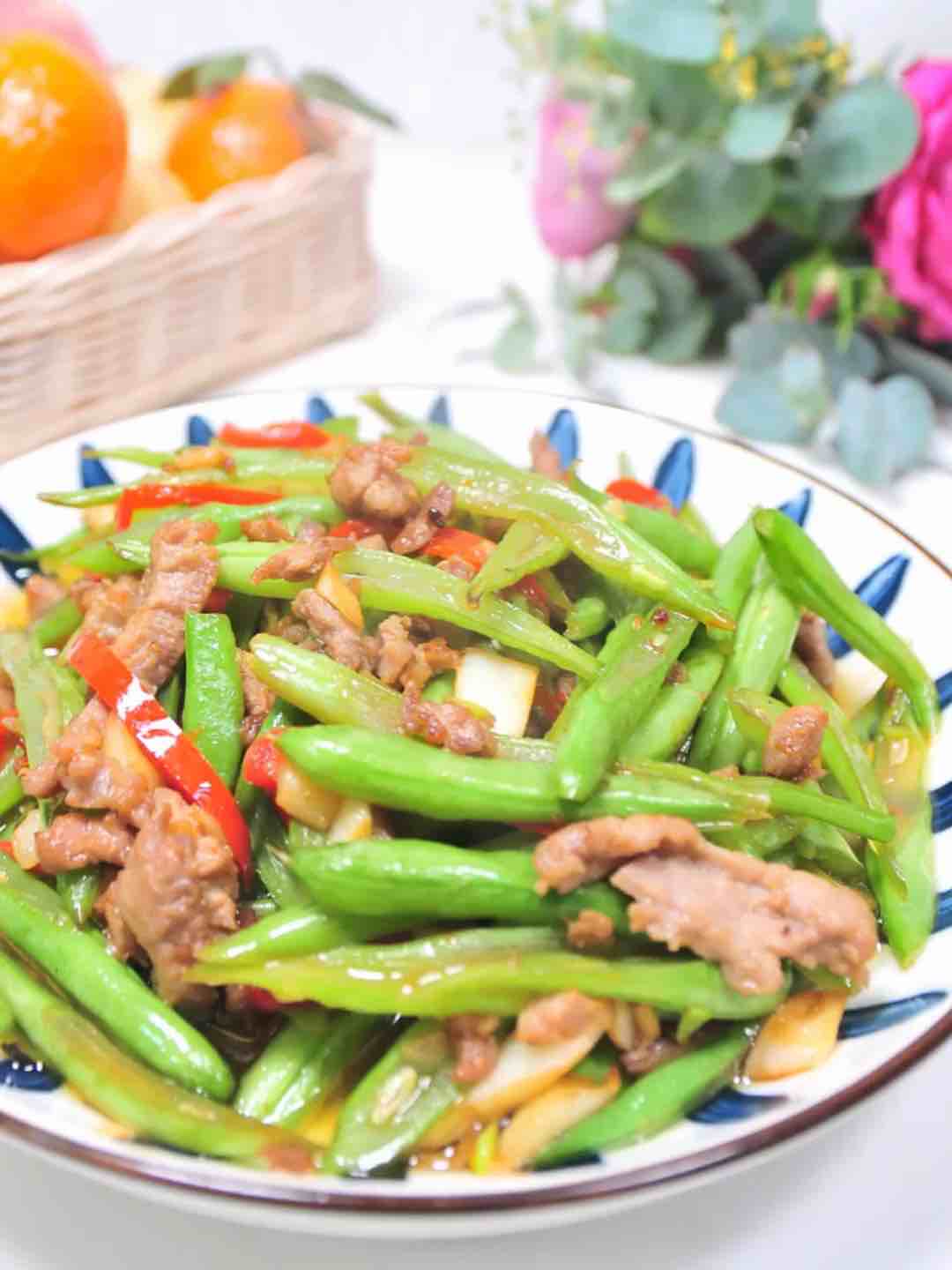 豆角炒肉絲的做法-咸鮮味炒菜譜