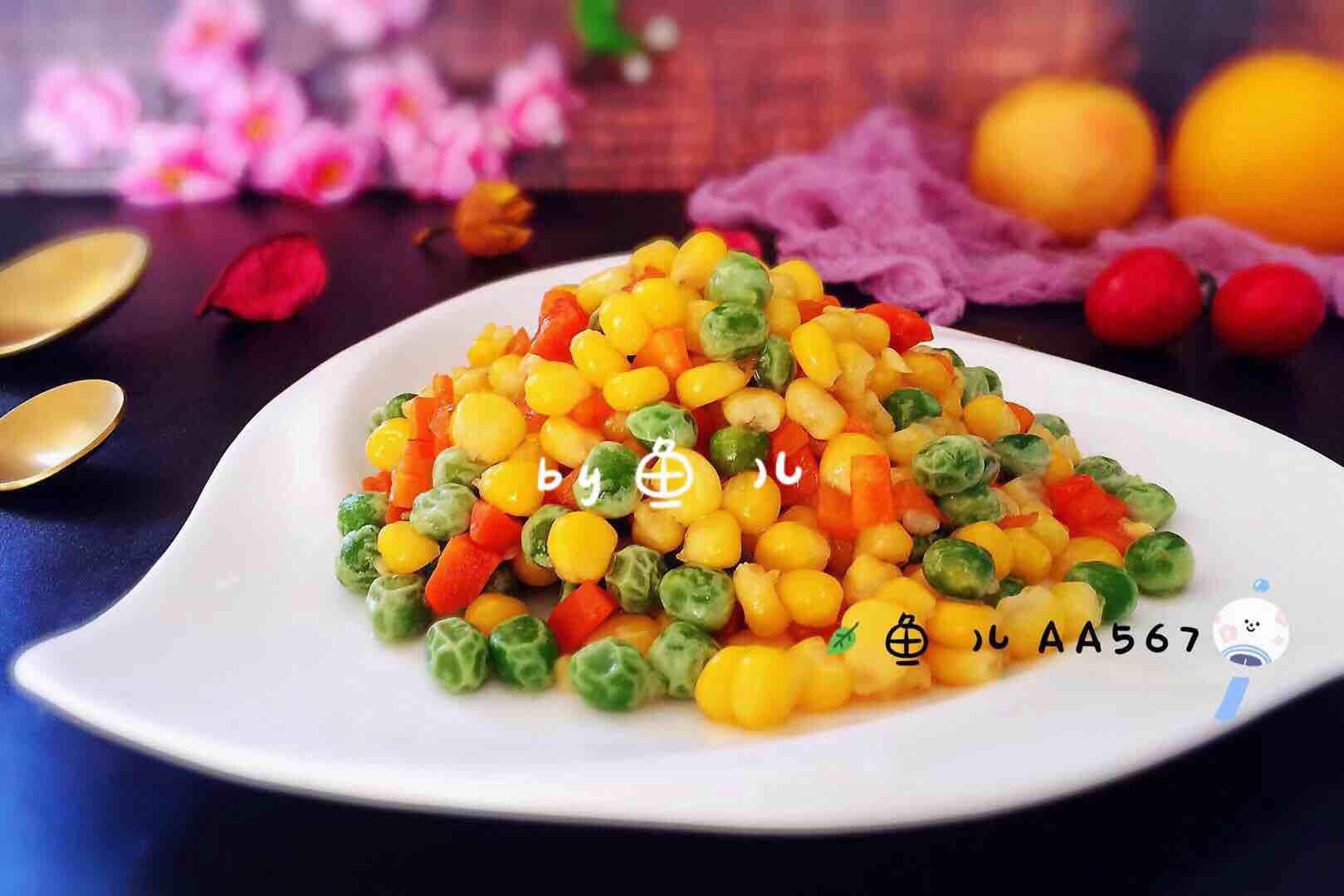 五彩繽紛的做法-甜味炒菜譜-易網健康養生網 五彩繽紛的做法-甜味炒菜譜