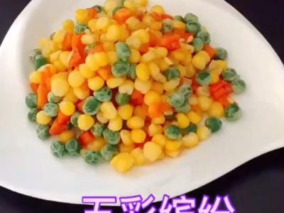 五彩繽紛的做法-甜味炒菜譜