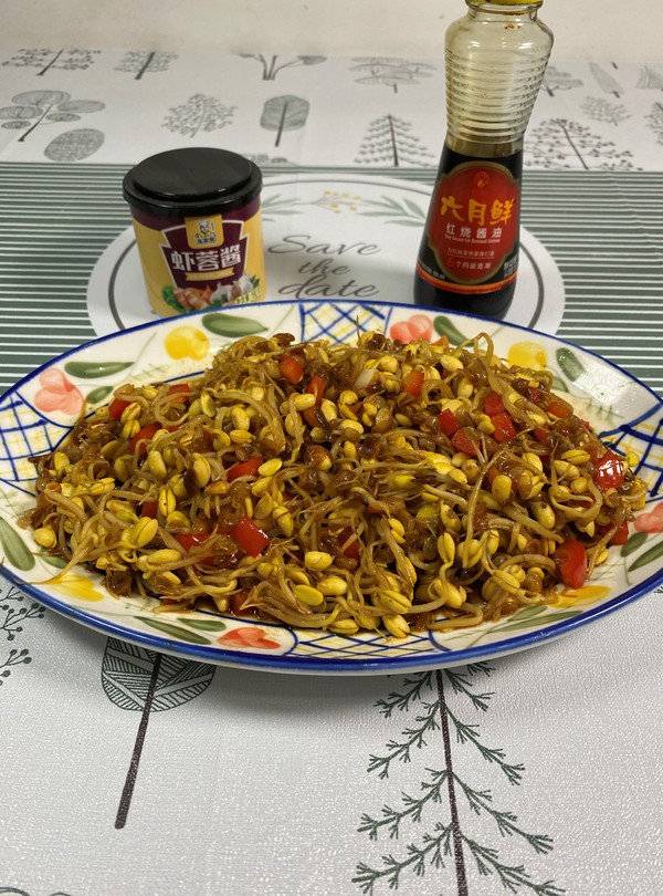 炒黃豆芽加上它好吃的舔盤的做法-咸鮮味炒菜譜-易網健康養生網 炒黃豆芽加上它好吃的舔盤的做法-咸鮮味炒菜譜