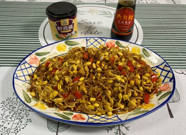 炒黃豆芽加上它好吃的舔盤的做法-咸鮮味炒菜譜-易網健康養生網 炒黃豆芽加上它好吃的舔盤的做法-咸鮮味炒菜譜