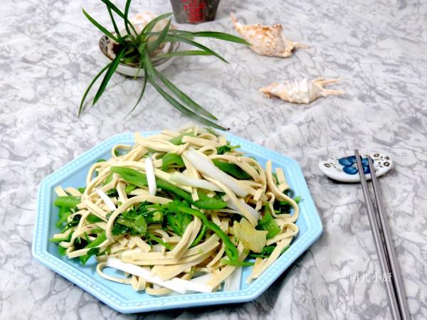 素炒豆皮的做法-家常味炒菜譜