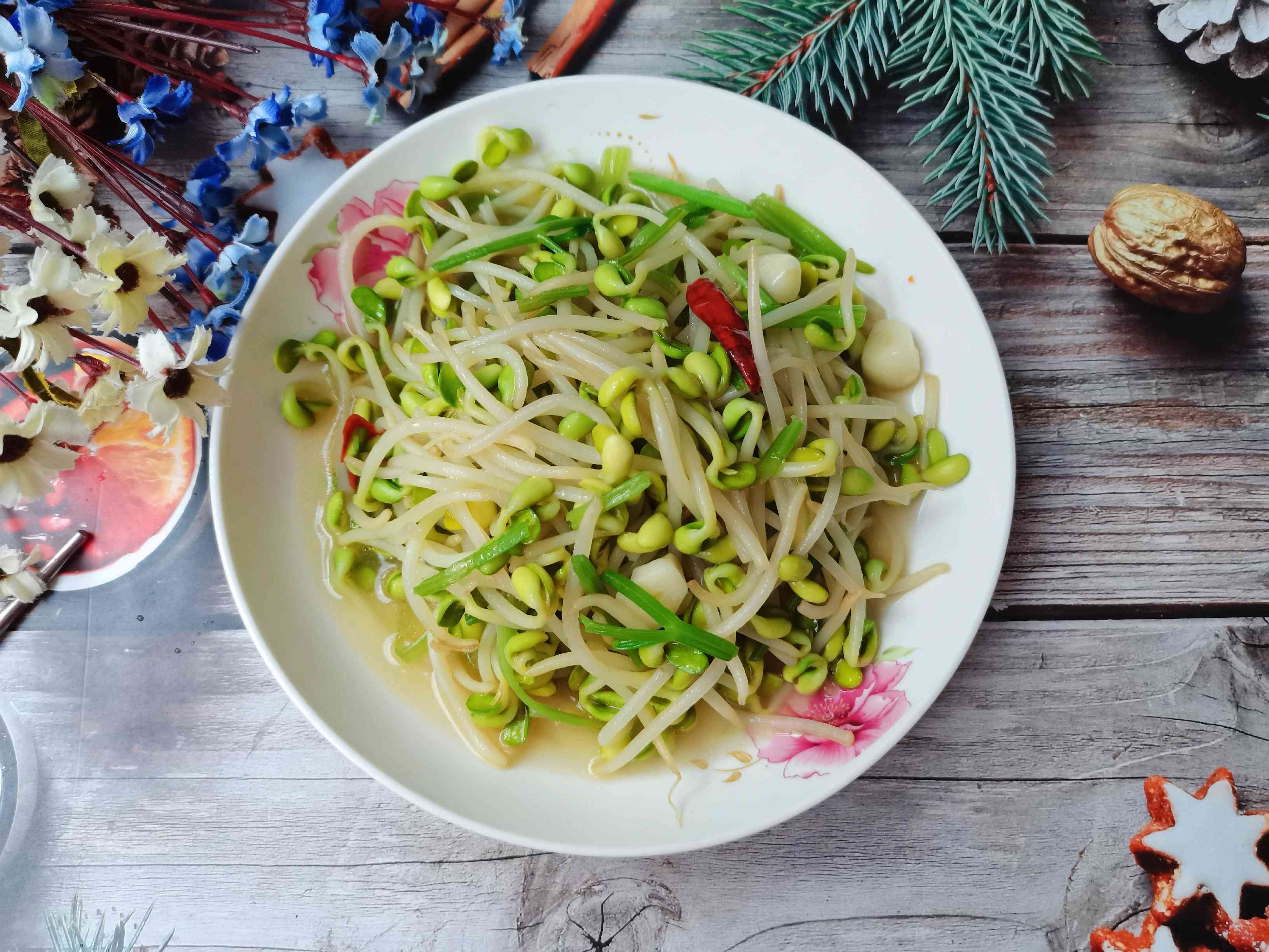 家常菜“清炒黃豆芽”的做法-家常味炒菜譜