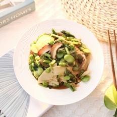 好吃下飯小菜，雪里蕻筍片香菇炒豆瓣的做法-咸鮮味炒菜譜