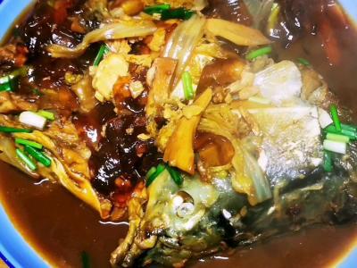 粉條燉青魚頭的做法-家常味燒菜譜