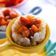 櫻桃肉米飯碗  寶寶輔食食譜的做法-家常味炒菜譜