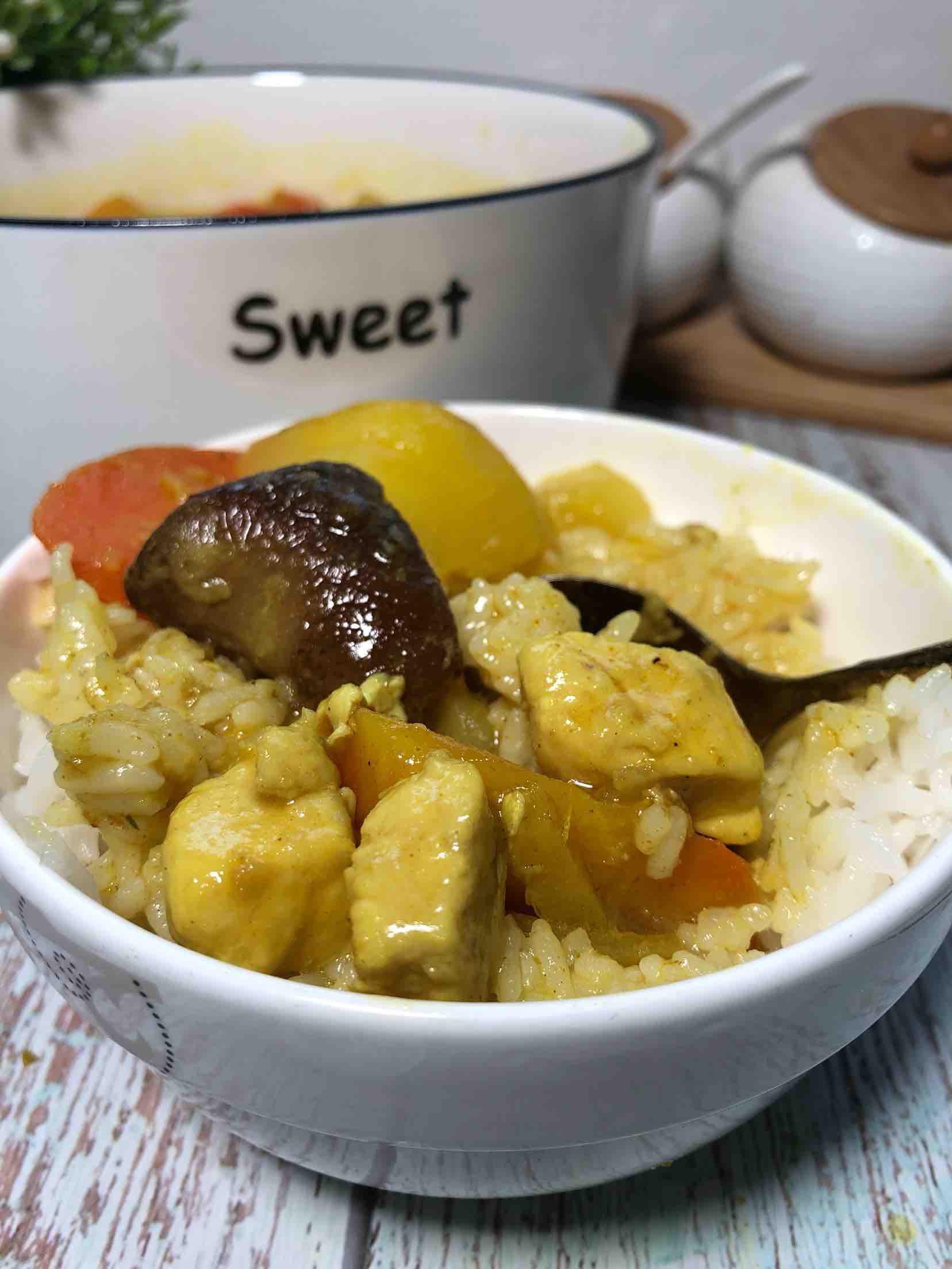 咖喱雞肉飯的做法-咖喱味煮菜譜