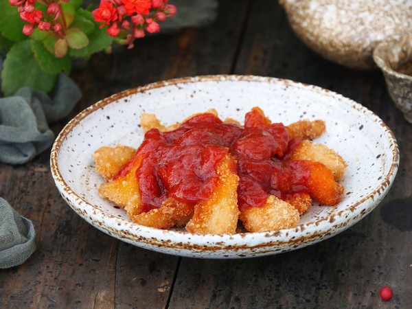 茄汁魚柳的做法-酸甜味炸菜譜-易網健康養生網 茄汁魚柳的做法-酸甜味炸菜譜