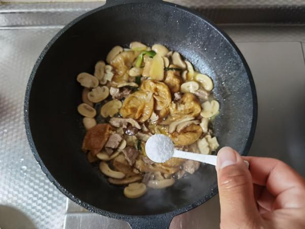 雙菇炒肉絲的做法-咸鮮味炒菜譜