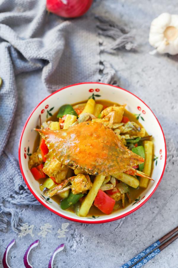 梭子蟹和咖喱碰撞出的美味,簡單零失敗的做法-咖喱味煮菜譜-易網健康養生網 梭子蟹和咖喱碰撞出的美味,簡單零失敗的做法-咖喱味煮菜譜