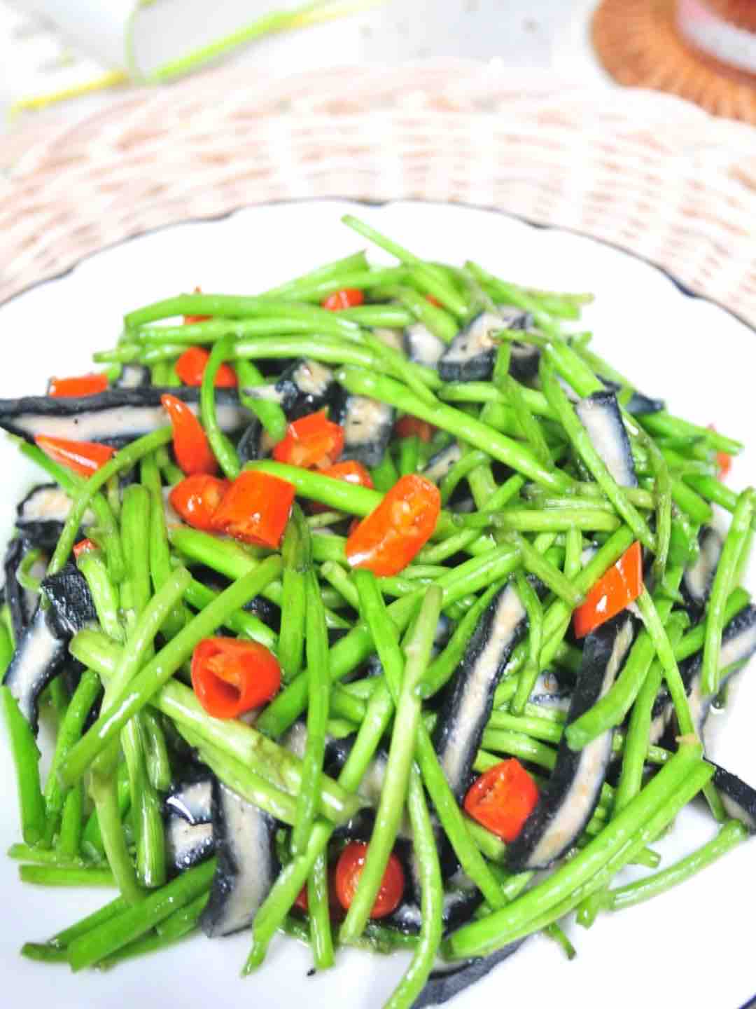 蘆蒿炒臭干的做法-其它口味炒菜譜