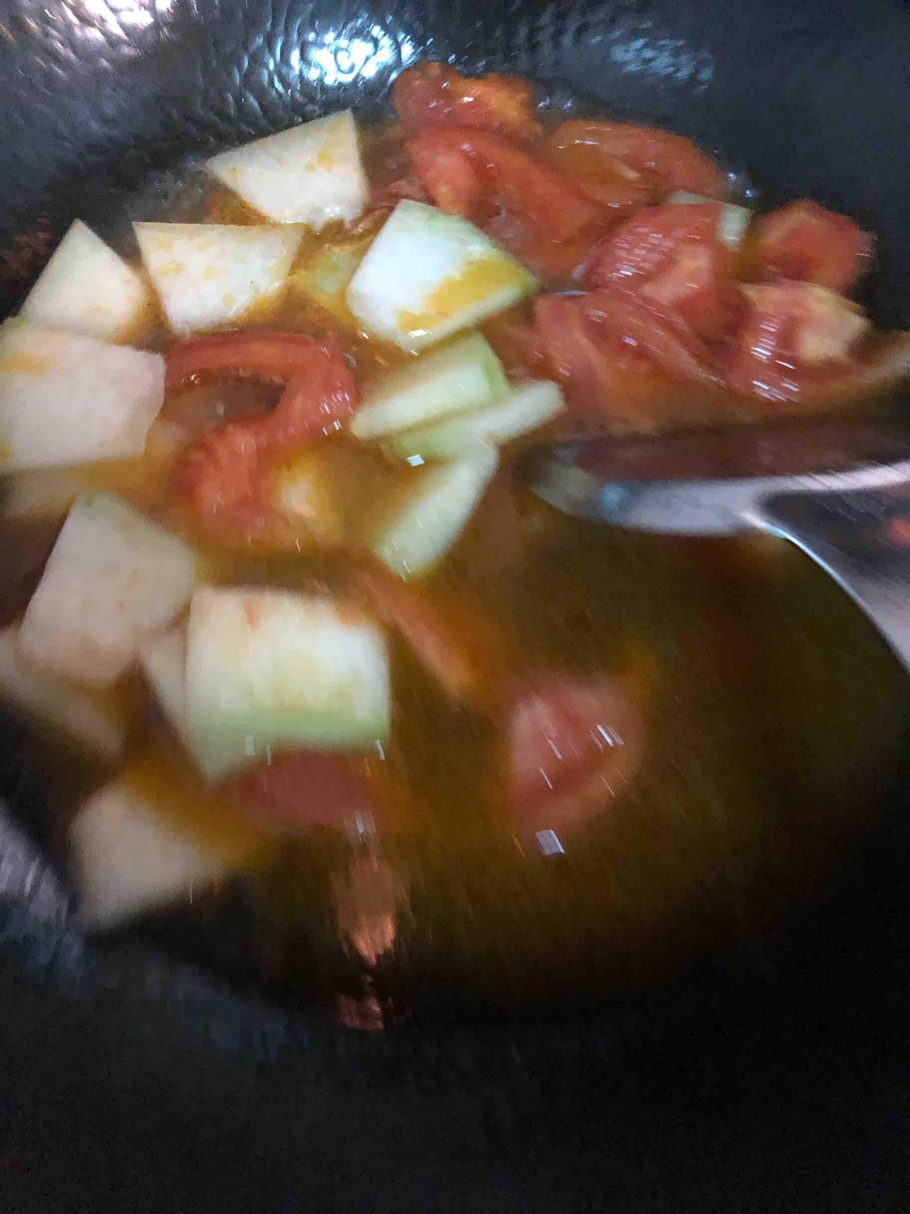 西紅柿冬瓜湯的做法-咸鮮味煮菜譜