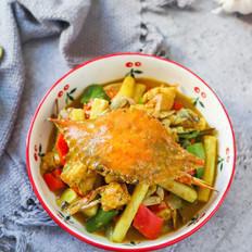 梭子蟹和咖喱碰撞出的美味,簡單零失敗的做法-咖喱味煮菜譜