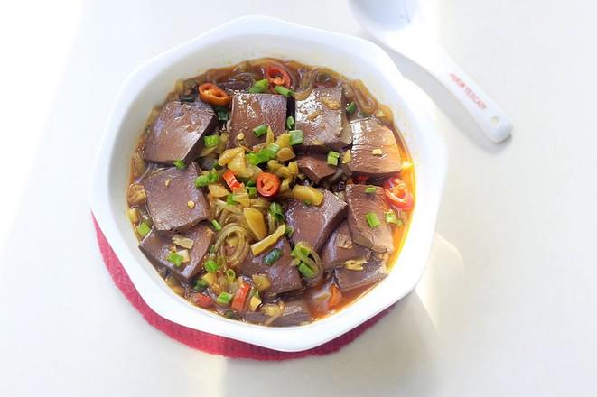 酸菜燒鴨血的做法-酸辣味炒菜譜-易網(wǎng)健康養(yǎng)生網(wǎng) 酸菜燒鴨血的做法-酸辣味炒菜譜