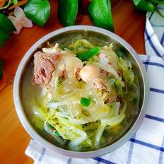 羊骨肉燉白菜的做法-咸鮮味燉菜譜